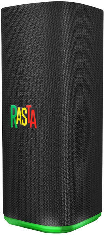 רמקול נייד עם מיקרופון מובנה שחור דגם RASTA BOX-10-BK