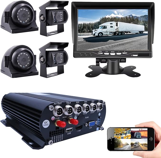 מצלמות למשאית/אוטובוס DVR MDVR