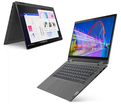  מחשב נייד  Lenovo FLEX 5i 14ITL05 2-IN-1 Core™ i5-1135G7 256GB SSD 8GB 14 מסך מגע WIN10