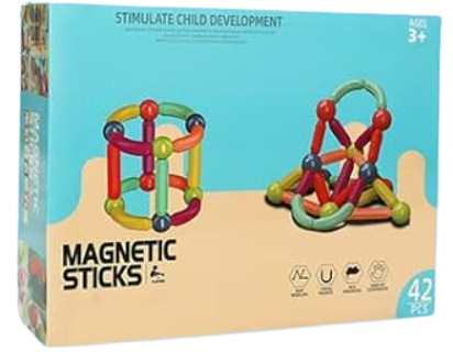 מוטות וכדורים גדולים 42 יחידות