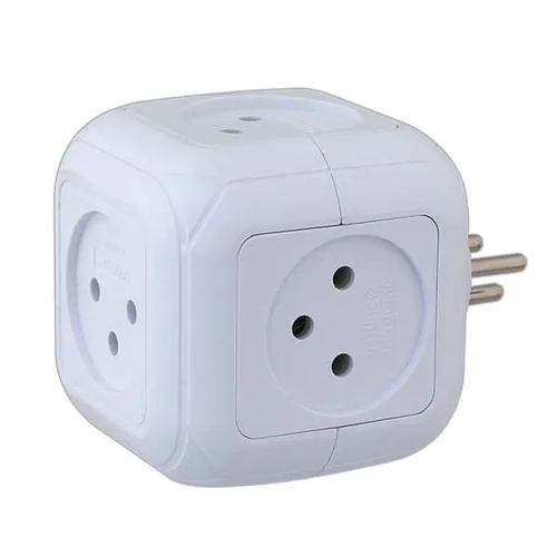 מפצל חשמל קובייה 5 שקעים