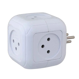 מפצל חשמל קובייה 5 שקעים