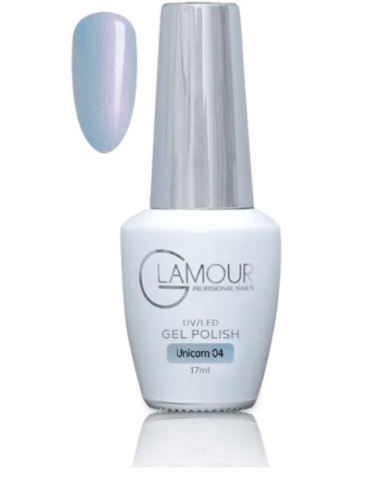 לק ג’ל יוניקורן מס’ 04 Unicorn – מ”ל 17 – Glamour
