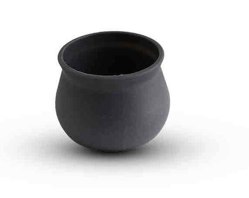 עציץ קטן אפור