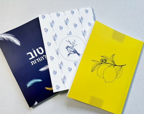 מחברת מעוצבת לימון