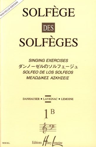 Solfege des Solfeges 1B