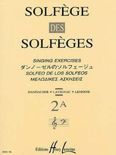 Solfege des Solfeges 2A