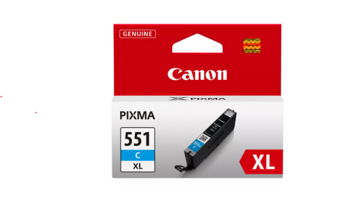 ראש דיו כחול קנון Canon CLI-551C XL Cyan - מקורי