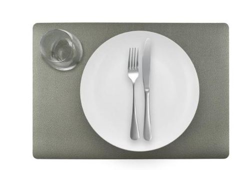 פלייסמט דו צדדי נחושת/כסף LUNAR pvc placemat