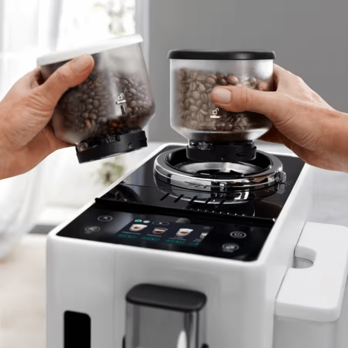 מכונת אספרסו אוטומטית Rivelia דלונגי DeLonghi דגם EXAM440.55.W