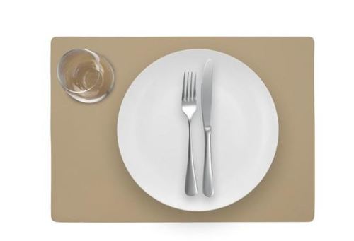 פלייסמט דו צדדי לינן/אדום LUNAR pvc placemat