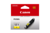 ראש דיו צהוב קנון Canon CLI-551Y Yellow - מקורי