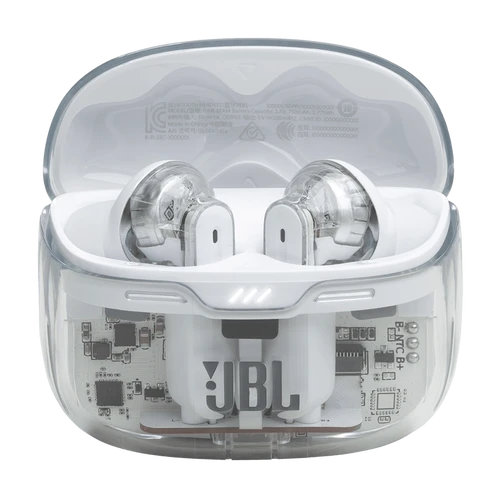 אוזניות אלחוטיות JBL Tune Beam TWS - לבן שקוף (יבואן מקביל)