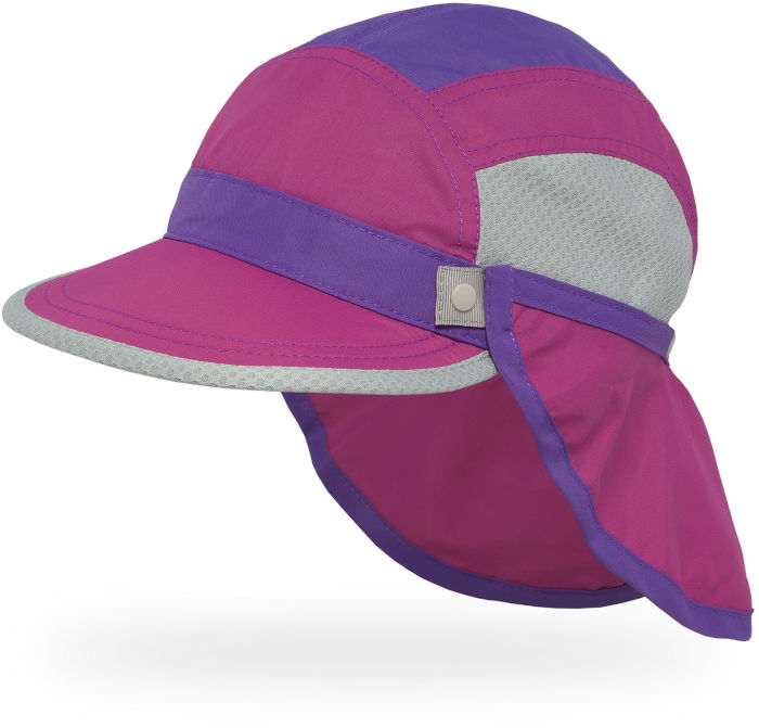 כובע ארוך לילדים ורוד / סגול - SUN CHASER KIDS HAT