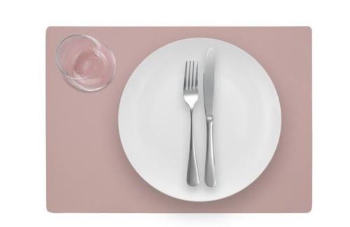 פלייסמט דו צדדי ורוד/תכלת LUNAR pvc placemat