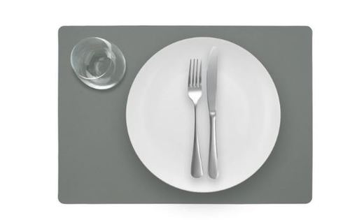 פלייסמט דו צדדי שחור/אפור בהיר LUNAR pvc placemat