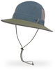 כובע רחב כחול / ירוק זית - BRUSHLINE BUCKET
