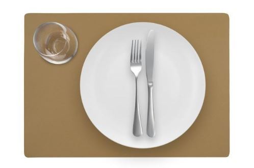  פלייסמט דו צדדי טאופ/ חום מדבר LUNAR pvc placemat