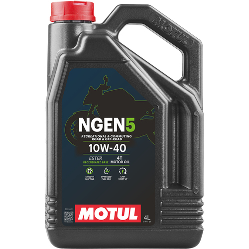שמן מנוע 4 פעימות חצי סינתטי 10W40 מוטול 4 ליטר - MOTUL NGEN5 10W40 4L