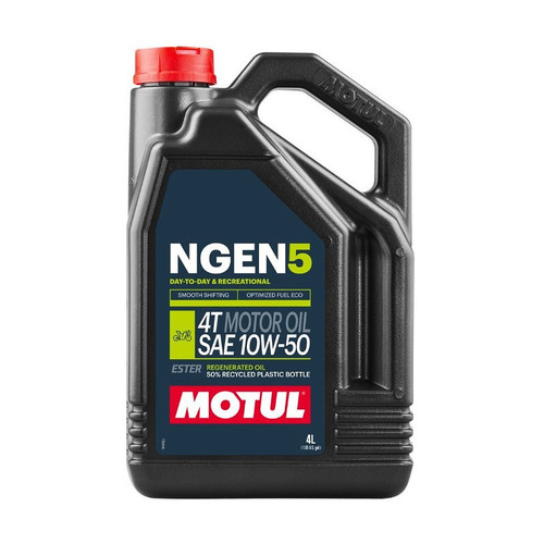 שמן מנוע 4 פעימות חצי סינתטי 10W50 מוטול 4 ליטר - MOTUL NGEN5 10W50 4L