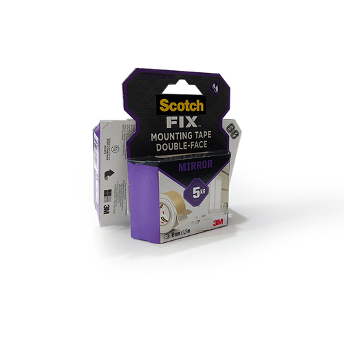 דבק דו צדדי FIX לאמבטיה 1.5 מטר 3M 19MM