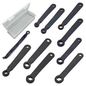 10-Piece Compact Metric and SAE Wrench