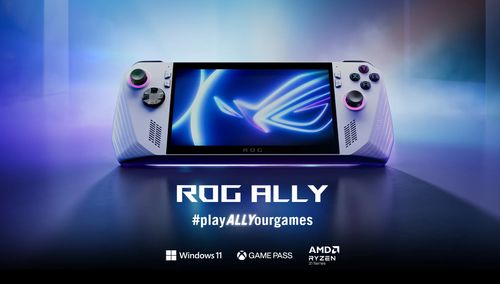 קונסולת גיימינג ניידת Asus ROG Ally (2023) AMD Ryzen™ Z1 Extreme - יבואן רשמי