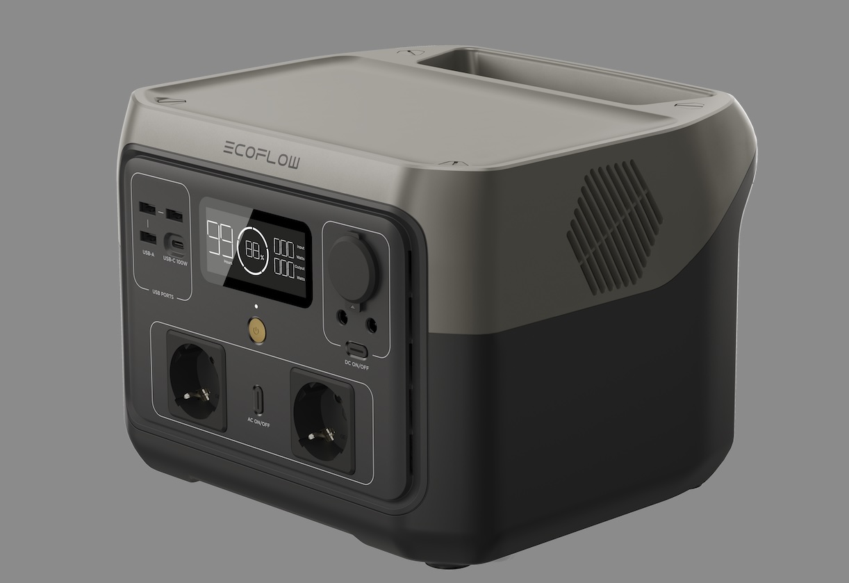 תחנת כח ניידת ECOFLOW  RIVER 2 MAX EFR600-2 