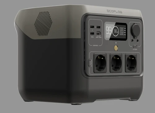 תחנת כח ניידת ECOFLOW  EFR600-2 PRO דגם חדש LIFEPO4 קיבולת 0.768Kwh -הספק 0.8-KW1.6 