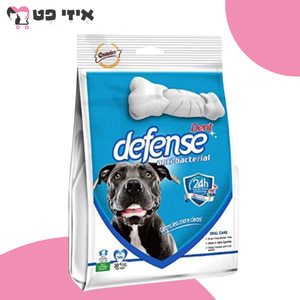 דנט דיפנס חטיף עצמות דנטלי אנטי בקטריאלי לניקוי הפה 525 גרם Gnawlers