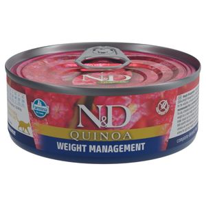 ND קינואה מעדן מופחת שומן לחתול 80 גרם
