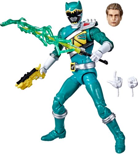 דמות פאוור ריינג'רס ירוק Dino Charge בגובה 15 ס