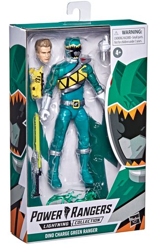 דמות פאוור ריינג'רס ירוק Dino Charge בגובה 15 ס