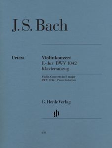 Concerto for Violin and Orchestra E major BWV 1042