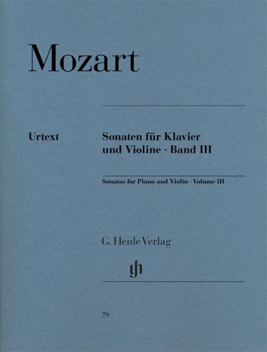 MOZART Violin Sonatas, Volume III