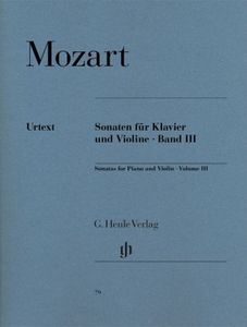 MOZART Violin Sonatas, Volume III