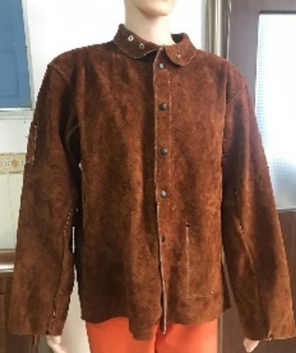 מעיל עור לריתוך PREMIUM מידה S  מבית ROHER