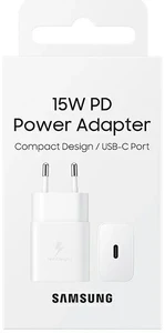 מטען קיר מהיר Samsung PD 15W סמסונג מקורי בצבע לבן