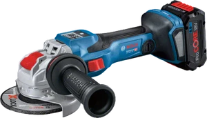 משחזת זווית נטענת 18V כולל 2 סוללות Procore 8Ah + מזוודת LBOXX קוטר דיסק "5 דגם 18V-15 SC בוש