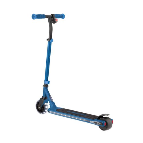 קורקינט חשמלי 2 גלגלים לילדים אי-מושן 6 E-MOTION עם 2 מהירויות, מנוע בתוך הגלגל, גלגלים ולוח מאירים - כחול