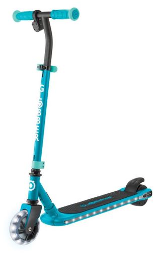 קורקינט חשמלי 2 גלגלים לילדים אי-מושן 6 E-MOTION עם 2 מהירויות, מנוע בתוך הגלגל, גלגלים ולוח מאירים - ירוק ענבר