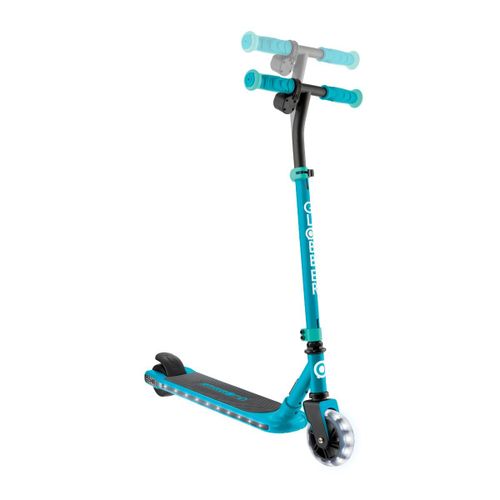 קורקינט חשמלי 2 גלגלים לילדים אי-מושן 6 E-MOTION עם 2 מהירויות, מנוע בתוך הגלגל, גלגלים ולוח מאירים - ירוק ענבר