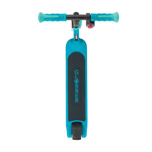קורקינט חשמלי 2 גלגלים לילדים אי-מושן 6 E-MOTION עם 2 מהירויות, מנוע בתוך הגלגל, גלגלים ולוח מאירים - ירוק ענבר