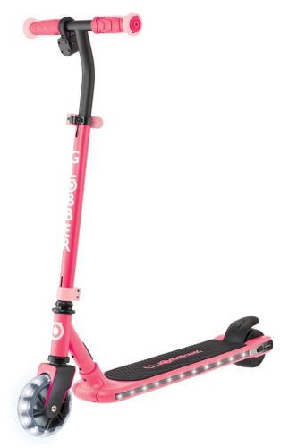 קורקינט חשמלי 2 גלגלים לילדים אי-מושן 6 E-MOTION עם 2 מהירויות, מנוע בתוך הגלגל, גלגלים ולוח מאירים - ורוד אלמוג