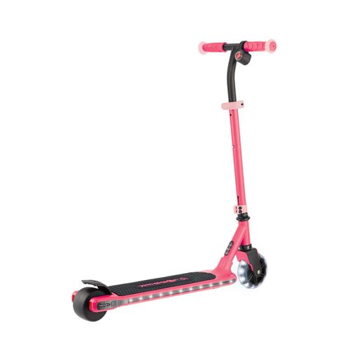 קורקינט חשמלי 2 גלגלים לילדים אי-מושן 6 E-MOTION עם 2 מהירויות, מנוע בתוך הגלגל, גלגלים ולוח מאירים - ורוד אלמוג