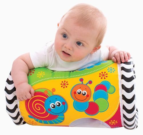 גליל מוזיקאלי מתנפח לתרגול מוטוריקה ועידוד זחילה