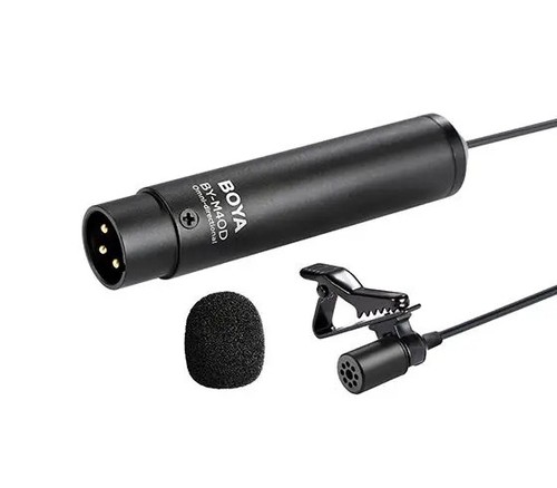 מיקרופון דש למצלמת וידאו Boya BY-M40D