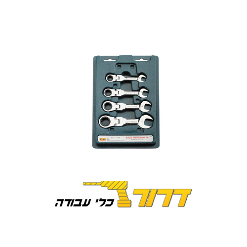 סט מפתחות רינג רצ'ט קצר פרקי 4 יח' 38140 SIGNET