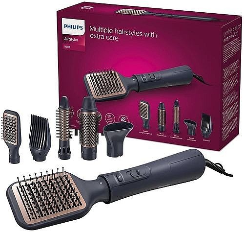 מעצב שיער AIR STYLER סדרת 5000 תוצרת PHILIPS דגם BHA530/00