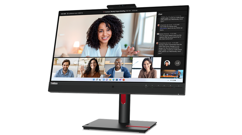 מסך מחשב 23.8 אינטש Lenovo ThinkVision T24mv-30 63D7UAT3IS Full HD לנובו